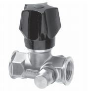 Frese stopventil med aftap, muffe/muffe 1/2"
