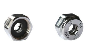 Altech omløber 1/2" x 12 mm, krom