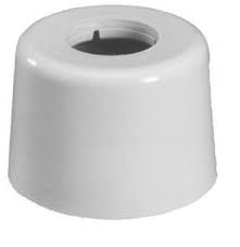 Alterna Primeo roset 32 mm, høj, hvid plast