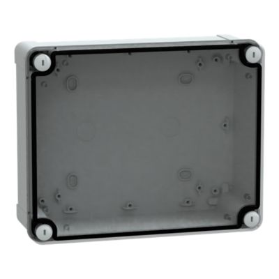Kasse ABS 225x175x80 klart låg