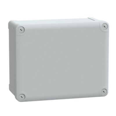 Kasse PC 225x175x100 gråt låg