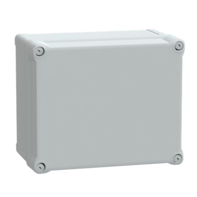 Kasse PC 275x225x160 gråt låg