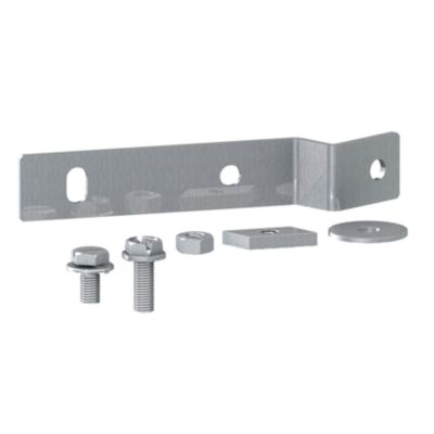 Holder for DIN-skinne og jordskinne