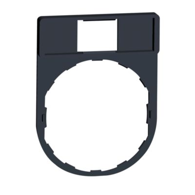 Harmony skilteholder i mørkegrå plast 30x40 mm for løse 8x27 mm skilte til