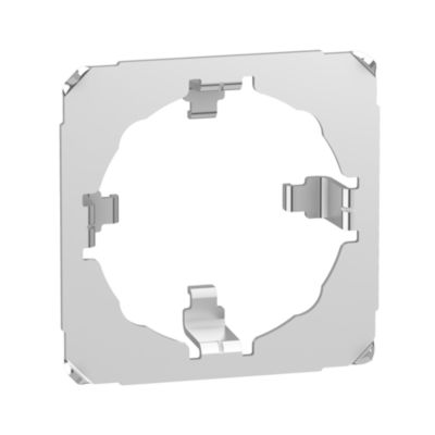 Anti rotation plate for flush mounted pushbuttons