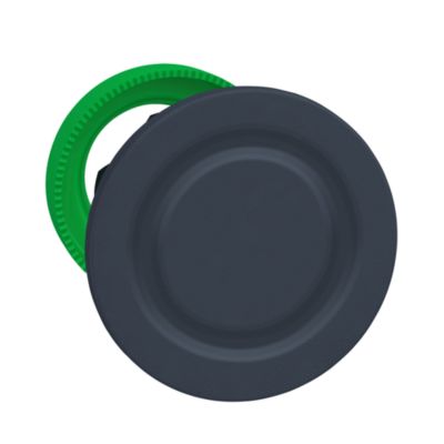 Blanking plug in plastic for flush mounting
