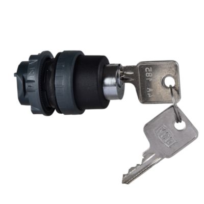 Trykknaphoved Sort Knob M,Tryk/Vr
