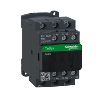 TeSys D kontaktor 3 polet3 NO) AC-3 <= 440 V 9 A - 220 V DC spole