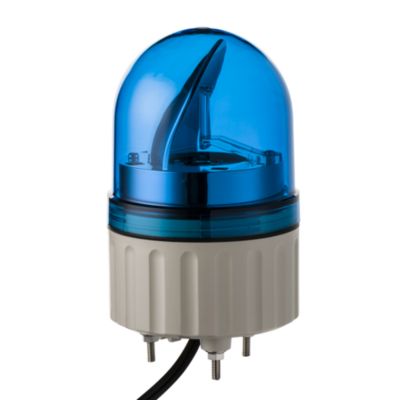 Roterende lystableau LED 84 mm 24 V blå