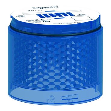 Lysmodul for Harmony XVB7 lystårn Ø70 mm i blå farve med LED der blinker