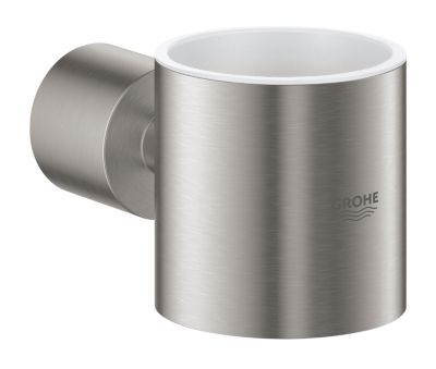 GROHE Atrio New glasholder Materiale: metal, Supersteel