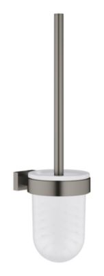 GROHE Essentials Cube new toiletbørste & holder. Børstet hard graphite