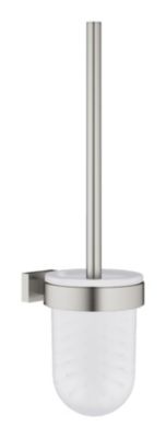 GROHE Essentials Cube toiletbørste & holder. Supersteel