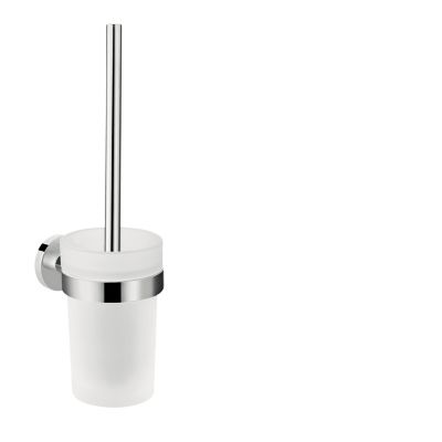 hansgrohe Logis Uni WC-børste 128x355mm til væg. Krom