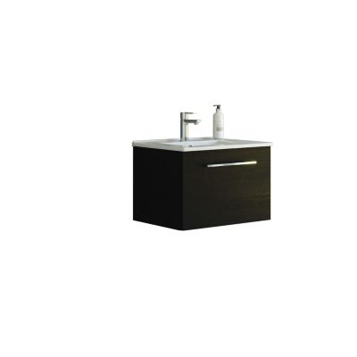Dansani Mido møbelpakke 61cm 1 skuffe Sort, Amber vask