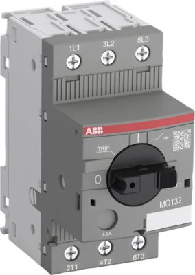 ABB MO132-0.4 Motorværn, 3-polet, 0,40 A, kortslutningsbeskyttelse, 100kA