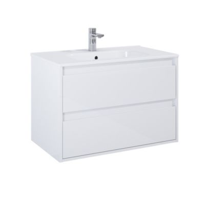 Alterna Luxor Vaskeskab 120 cm Uden vask, Mat hvid