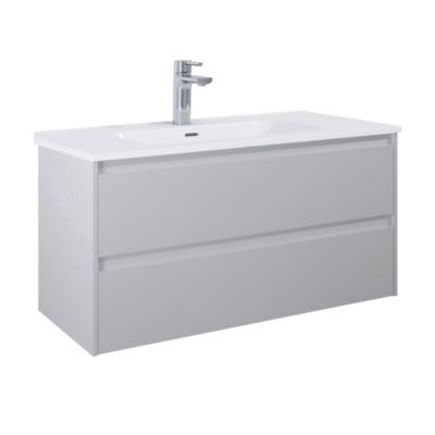 Alterna Luxor vaskeskab 120 cm uden vask, mat grå
