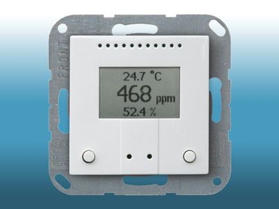 Knx Co2-Temp-Fugt Sensor Med Disp