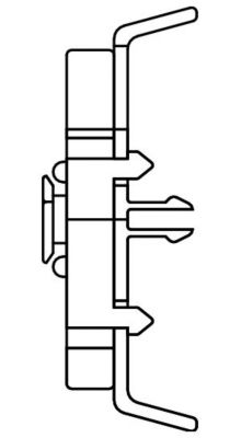 Fod T/Clic Plan Dåse Scp-Br