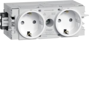 Stikkontakt Ecoline 2Xschuko C- 9