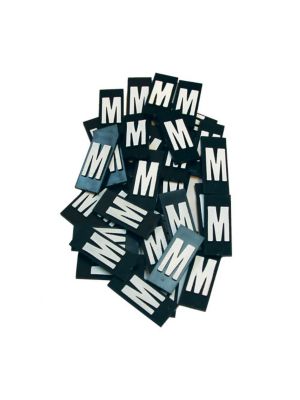 Triarca Skilt/Brik - Brik 1/8 ''M'' hvid