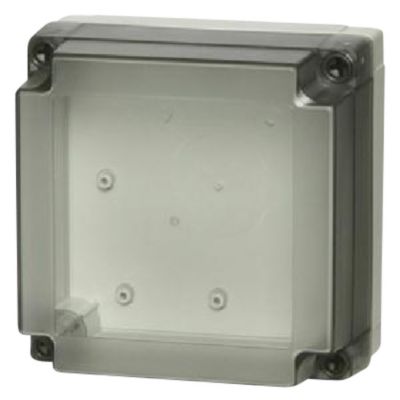 Kasse 100X100X35 Polyc.Røgf.Dæks.
