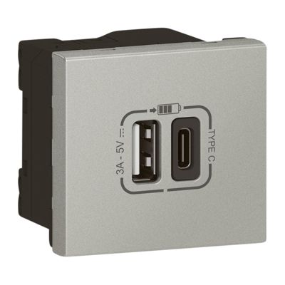 Mosaic usb-link lader a+c 3.0a 2m