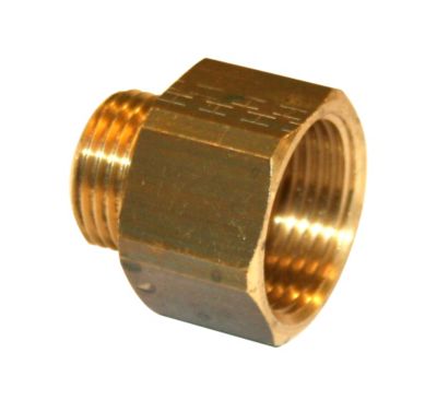 Altech spidsmuffe 1/2" - 1/4". Messing