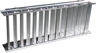 Indreguleringsspjæld for riste