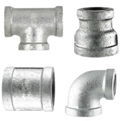 Galvaniseret NPT fittings