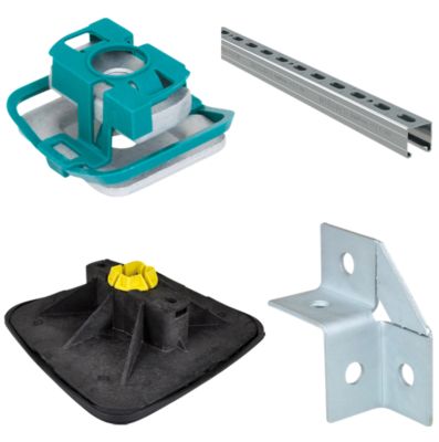 Stativer til kanalophæng taginstallationer