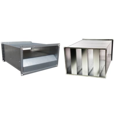 Rektangulære lyddæmpere