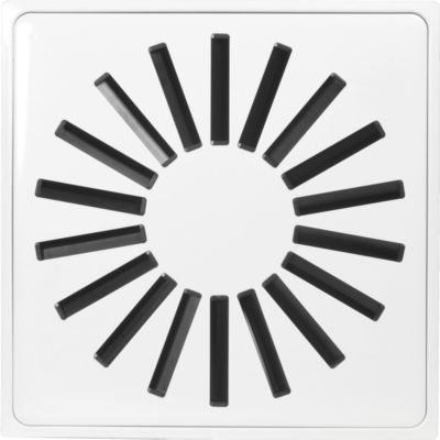 Armaturer med stilbare lameller