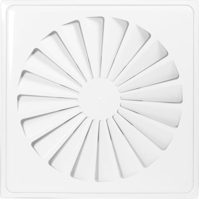 Armaturer med faste lameller